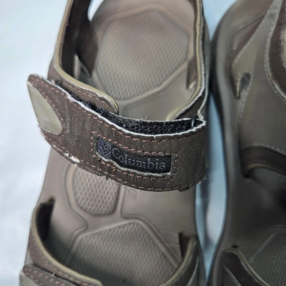 Columbia Techlite Mens Hiking Beach Sandals Gray Size 10 Outdoor